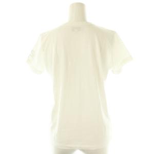 agnes b. ハート ロゴ 刺繍 半袖 Tシャツ カットソー T1 白 ホワイト /AT OS