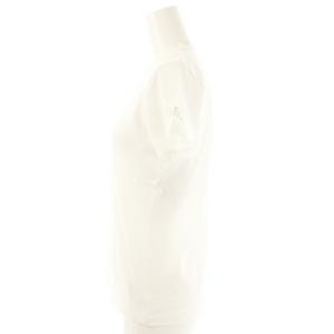 agnes b. トカゲ ロゴ 刺繍 半袖 Tシャツ カットソー T1 白 ホワイト /AT OS