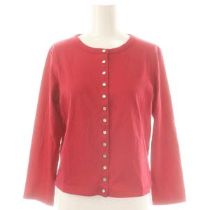 プレッション カーディガン クルーネック 2 赤 レッド /AT OS