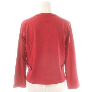 agnes b. プレッション カーディガン クルーネック 2 赤 レッド /AT OS