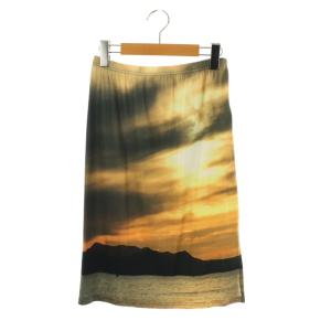 転写 タイトスカート ミモレ ロング 1 マルチカラー /NR OS