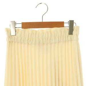 To b. by agnes b. プリーツスカート ロング フレア 36 エクリュ /NR OS