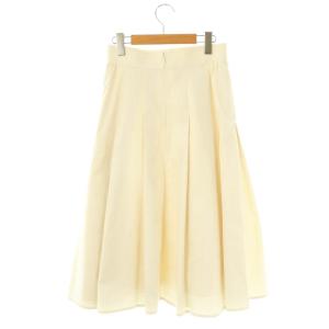 ANAYI フレアロングスカート 36 オフホワイト /DF OS SH