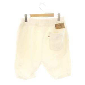 45rpm スウェットハーフパンツ イージー ホワイト /HK OS SH