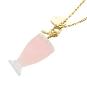 Q-POT フレッシュピンクレモネード ネックレス ペンダント ゴールド色 /SR19 SH
