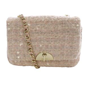 24AWバリエーションツイード スモールポシェットバッグ ショルダーバッグ ピンク /SR36 SH