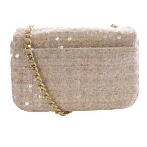 CELFORD 24AWバリエーションツイード スモールポシェットバッグ ショルダーバッグ ピンク /SR36 SH