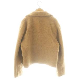 Theory TEDDY FLEECE FAUX FUR PEACOAT Pコート S 茶 ブラウン /AQ OS