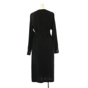 martinique 近年モデル パールIラインドレス ワンピース 黒 /MI OS