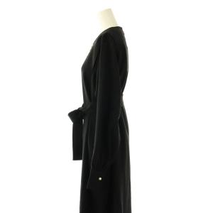 martinique 近年モデル パールIラインドレス ワンピース 黒 /MI OS