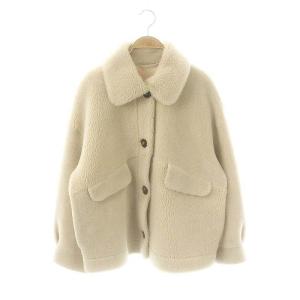 ボアシャツジャケット ブルゾン 38 アイボリー /MI OS