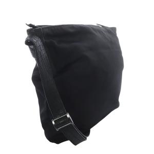 GIORGIO ARMANI 型押し切替ショルダーバッグ 切替 黒 ブラック /SR7