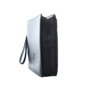 LOEWE クラッチバッグ セカンド ハンド レザー アナグラム 黒 ブラック /RI OS