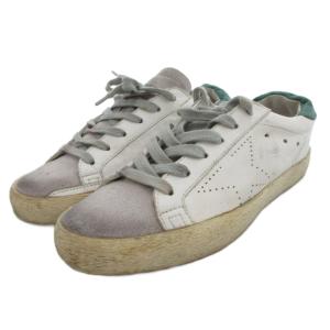 SUPERSTAR ユーズド調レザースター スニーカー 36 白 ホワイト /UO