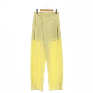 25SS MEDI WIDE TUCK BONTAN PANTS パンツ ワイド タック S イエロー