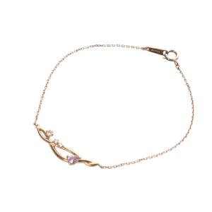 ウェーブライン ブレスレット シルバー ゴールド色 /SR38