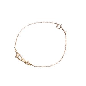 canal4℃ ウェーブライン ブレスレット シルバー ゴールド色 /SR38