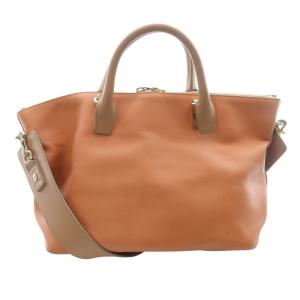 Chloe ベイリー 2WAY トートバッグ ハンドバッグ ショルダーバッグ べージュ オレンジ /SR20 OH