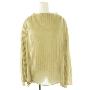 15170 RANDOM PLEATED TOP トップス ブラウス 長袖 プルオーバー 1 オリーブ色