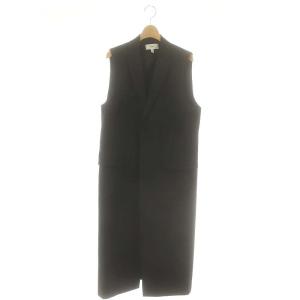 P/R STRETCH SLEEVELESS LONG BLAZER  1 ブラック 17331
