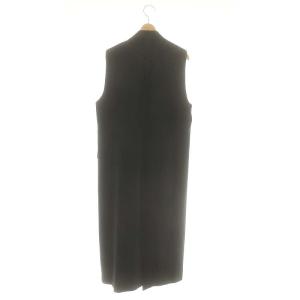 HYKE P/R STRETCH SLEEVELESS LONG BLAZER  1 ブラック 17331