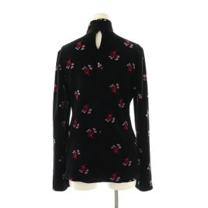 Mame Kurogouchi Floral Velour Jacquard High Neck Top トップス ベロアカットソー 花柄