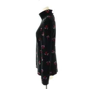 Mame Kurogouchi Floral Velour Jacquard High Neck Top トップス ベロアカットソー 花柄