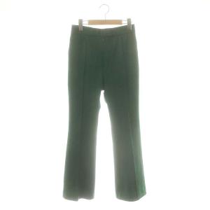 Layer Stripe Jersey Flared Trousers フレアパンツ 2 グリーン /DF