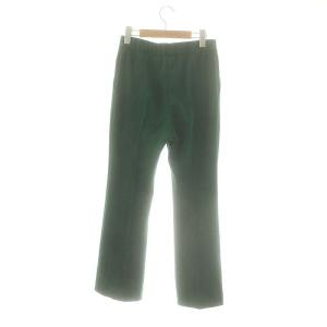 Mame Kurogouchi Layer Stripe Jersey Flared Trousers フレアパンツ 2 グリーン /DF