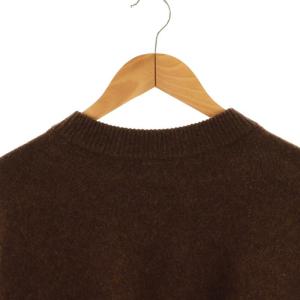 THE RERACS THERERACS ザリラクス CREW NECK KNIT ニット セーター 長袖 F 茶 ブラウン /AT OS