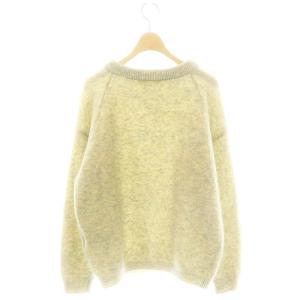 Acne Studios モヘア×ウールブレンド クルーネック ニット セーター 長袖 XXS グリーン FN-WN-KNIT000638