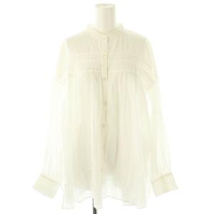 25SS コットンボイルクリンクルブラウス F オフホワイト /DO OS