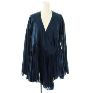 カディコットンカシュクールブラウス ラバリジャケット 3 ネイビー