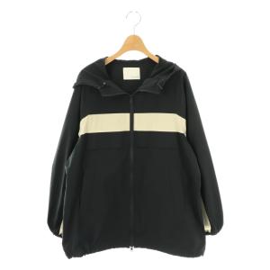 24AW アノラックパーカー ジャケット ジップアップ F ブラック ライトベージュ /DO OS