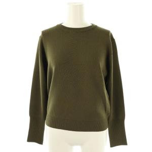 BASIC COMPACT KNIT TOPS ニット セーター 長袖 1 カーキ /NR OS