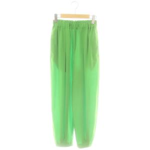 24SS DRAPE TAPERED-TROUSERS パンツ テーパード イージー 34 緑 /MI