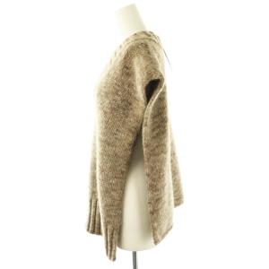 Maison Margiela 4 14 ボタニカルダイニットタバード ベスト アルパカ混 M モカ SI0TH0001