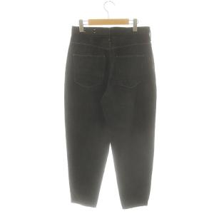 upper hights THE FIG LOOSE デニムパンツ ジーンズ テーパード 26 ブラック /DF OS
