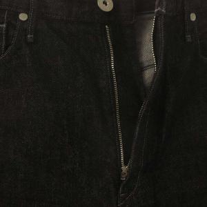 upper hights THE FIG LOOSE デニムパンツ ジーンズ テーパード 26 ブラック /DF OS
