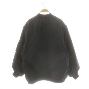 CIAOPANIC TYPY 2WAYボリュームスリーブMA-1 ブルゾン ベスト 中綿 ジップアップ One ブラック /MY OS