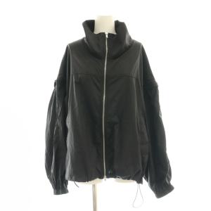 25SS 2WAYシアーナイロンスタンドネックジャケット ブルゾン ジャンパー F 黒 /CX OS