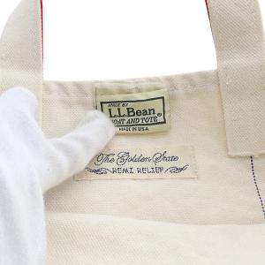 L'Appartement L.L.Bean×REMI RELIEF トートバッグ ハンドバッグ キャンバス レッド /YO5