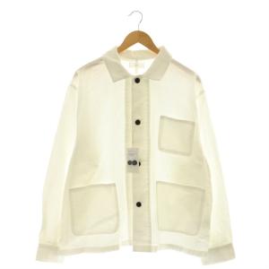 25SS ユニセックス デニムカバーオール ジャケット 2 ホワイト