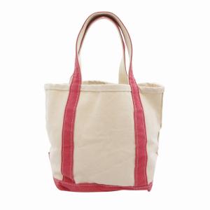 ボートアンドトートバッグ スモール キャンバス USA製 白 ホワイト ピンク /HO