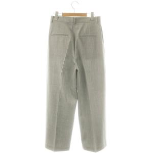 Plage 23AW Elegant パンツ ワイドパンツ タック 38 グレー /DF OS
