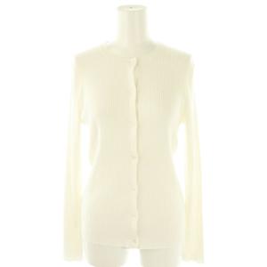 23SS Steady Cotton CREW NECK ニットカーディガン 長袖 リブ コットン S