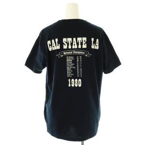 MUSE de Deuxieme Classe CALSTATE Tシャツ カットソー 半袖 F ネイビー /HK OS