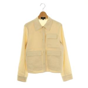 25SS GOOD CRUNCH W CASUAL LS JKT ステンカラージャケット S クリーム色