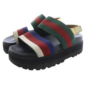 バックストラップ サンダル 37 ブラック