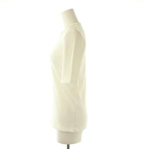 SLOANE リブクルーネックTシャツ カットソー 五分袖 1 オフホワイト /DO OS